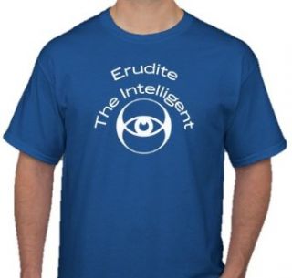 Erudite the Intelligent Divergent Faction T Tee T shirt (Small, Royal Blue) Clothing