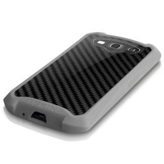Itskins Atom Sheen Carbon Fiber Samsung Galaxy S3 Case   Gray Cell Phones & Accessories