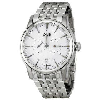 Oris Artelier Regulateur Automatic Silver Guilloche Dial Mens Watch 749 7667 4051MB Oris Watches