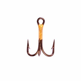 Lazer Sharp L774F 1/0 4X Treble Regular Shank Straight Point Hook, 50 Piece (Bronze)  Fishing Hooks  Sports & Outdoors