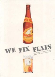 We Fix Flats White Rock Water ad 1937 Entertainment Collectibles