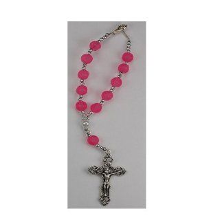 PINK SCENTED AUTO ROSARY  Gifts And Occasions  