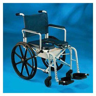Invacare Rehab Shower/Commode Chair.   18"W x 18"D x 39"H (46 x46x 99cm) Wide Seat Health & Personal Care