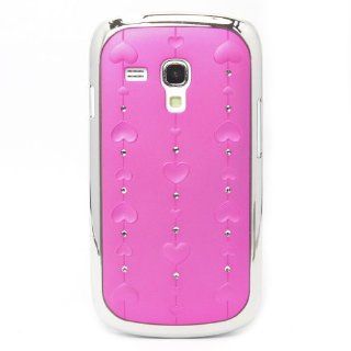 Wall Love Rhinestone Case Cover For Samsung Galaxy S3 III Mini i8190 Rose Cell Phones & Accessories