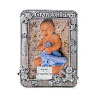 3.5" x 5" Grandchildren Pewter Picture Frame   Single Frames