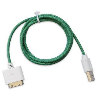 Bfun Packing Green Strong Fashion USB Cord SYNC Charger Data Cable for iPhone 4 4G 4S AT&T Verizon Sprint Cell Phones & Accessories