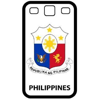 Philippines   Country Coat Of Arms Flag Emblem Black Samsung Galaxy S3 i9300 Cell Phone Case   Cover Cell Phones & Accessories