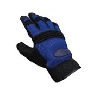 Olympia Sports 760 Air Force Gel Gloves   Large/Blue Automotive