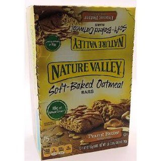 Tj Nature Valley Soft Baked Oatmeal Bars Peanut Butter Box 15 1.87 Individual Wrapped Pack  Chocolate Chip Cookies  Grocery & Gourmet Food