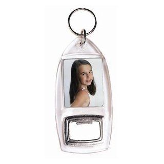 762   Photo Bottle Opener Keychain   Case of 100   Key Tags And Chains