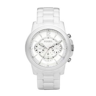 FOSSIL Grant Chronograph Ceramic Watch   White Fossil Watches