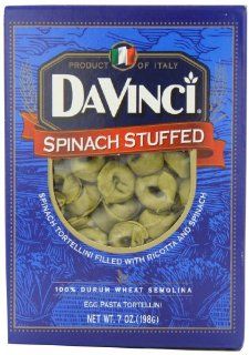 DaVinci Spinach Tortellini, 7 Ounce Boxes (Pack of 12)  Tortellini Pasta  Grocery & Gourmet Food