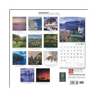 Norway 2012 Square 12x12 Wall Calendar BrownTrout Publishers Inc 9781421687094 Books