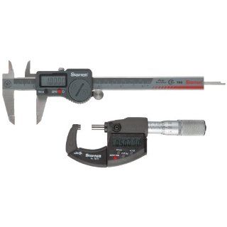 Starrett S766MBZ Metric Basic Electronic Tool Set, With SPC Output Precision Measurement Products