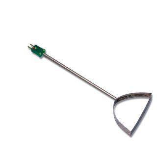 Hanna Instruments HI766PA Stainless Steel Roller Surface Thermocouple Probe, 11" Length Science Lab Instruments