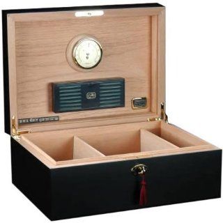 Daniel Marshall Ambiente Black Humidor   125 Cigars   Home And Garden Products