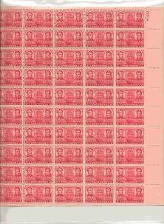 Decatur & Macdonough Sheet of 50 x 2 Cent US Postage Stamps NEW Scot 791 