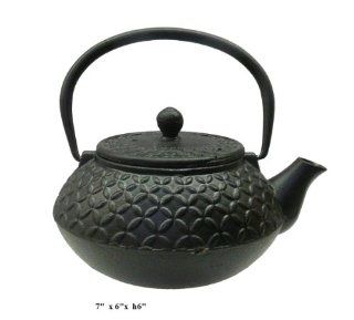 Oriental Asian Cast Iron Teapot Display Avs791  