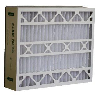 Glasfloss Industries SGP202562PK Z Line Series 700 SG MERV 8 Air Cleaner Replacement Filter, 2 Case   Replacement Household Furnace Filters  