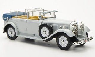 Mercedes typ 770 Convertible F, grey , 1930, Model Car, Ready made, WhiteBox 143 WhiteBox Toys & Games