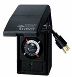 Intermatic HB31R All Weather, Outdoor Timer. Heavy Duty 15 Amp. Rain Tight Plastic Case   Plug In Timer Switches  