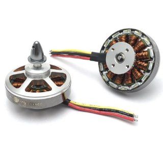 NEEWER 2X HJ5005 KV800 Disk Brushless Outrunner Motor With Mounting RC Quadcopter Multi Toys & Games