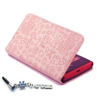 ivencase Cartoon Lovely Leather Flip Case Cover for Nokia Lumia 920 pink + One Phone Sticker + One "ivencase" Anti dust Plug Stopper Cell Phones & Accessories