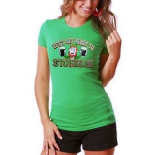 Irish "Let's Get Ready To Stumble" Girls T Shirt #772 Clothing