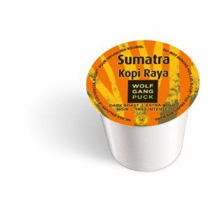 Wolfgang Puck Coffee, Sumatra Kopi Raya (Dark Roast), 24 Count K Cups for Keurig Brewers (Pack of 2)  Coffee Brewing Machine Cups  Grocery & Gourmet Food