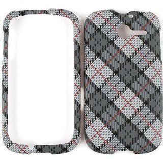 SMOOTH FINISH COVER FOR HUAWEI ASCEND Y CASE FACEPLATE HARD PLASTIC PLAID TE370 M866 CELL PHONE ACCESSORY Cell Phones & Accessories