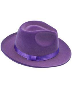 Felt Gangsta Hat Purple O S Beauty