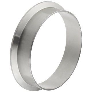 Dixon L14AM7V R400 Stainless Steel 316L Sanitary Fitting, Schedule 5 Long weld Ferrule, 4" Tube OD