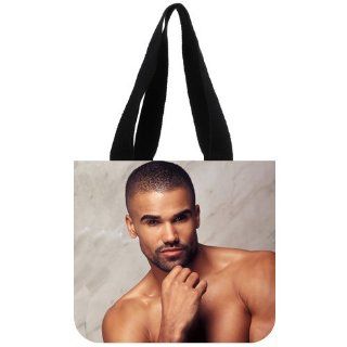 Custom Shemar Moore Tote Bag (2 Sides) Canvas Shopping Bags CLB 26   Reusable Grocery Bags