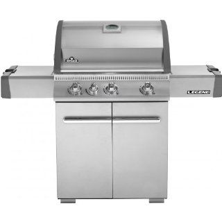 NAPOLEON 3 Burner Stainless Steel Natural Gas Grill with Infrared Rear Burner  Freestanding Grills  Patio, Lawn & Garden