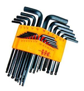 Ball End Hex Wrench Set   25 Piece   SAE & Metric   3   Hex Keys  