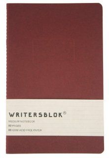 Writersblok Bamboo Medium Notebook, Ruled, Pack of 2, 5.5 x 8.25 Inches (WBB801)  Composition Notebooks 