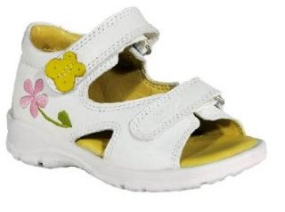 ECCO Infant/toddler Hide & Seek Sand Box Sandal,White/Canary,21 EU (US Toddler 5.5 M) Shoes