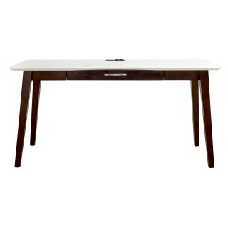 kathy ireland Home by Martin iNfinity 60 in. Writing Desk   Bright White   Desks