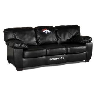 Imperial NFL Black Leather Classic Sofa   Furniture