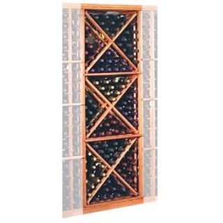 Designer Series 132 Bottle Open Diamond Cubes Wine Rack   Wine Storage
