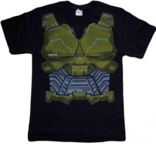 Halo Reach Spartan Armor Black T Shirt, Adult Small Sports & Outdoors