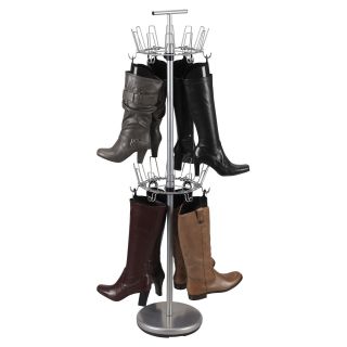 Household Essentials Boot Tree with Boot Shapers   Shoe Storage