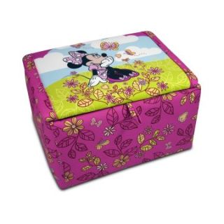 Disney Minnie Mouse Cuddly Cuties Upholstered Storage Box   Toy Storage