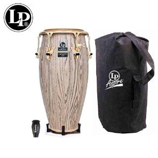 Latin Percussion LP Galaxy Giovanni Series 11" Wood Quinto, Gold Hardware (LP805Z AW)   Set Includes Accessory Pouch, Tuning Wrench, LP Lug Lube, LP201BK P LP Rumba Shaker & LP637 Conga Feet Musical Instruments