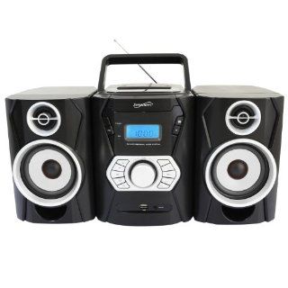 Supersonic SC806BT Durable CD Boombox with Bluetooth Electronics