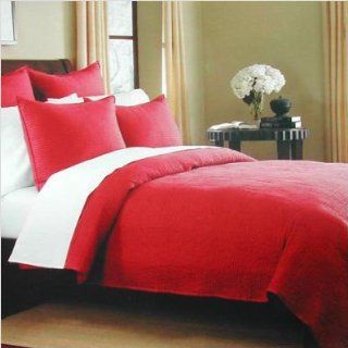 Classic Quilt in Burgundy Stripe Size King   Bedspreads