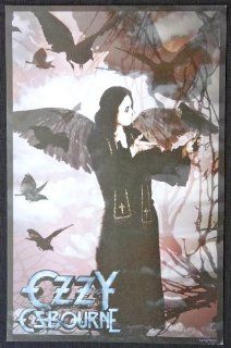 Ozzy Osbourne and Ravens   Rare Numbered Advertising Lithograph 11x17  Prints  