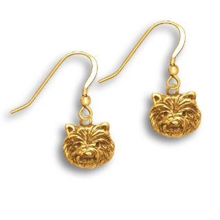 14k Gold Westie Earrings by The Magic Zoo Merry Rosenfield Jewelry