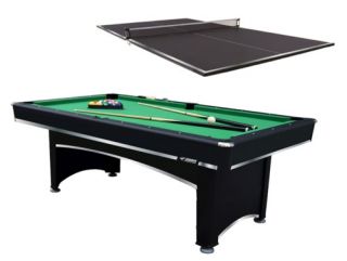 Triumph Sports 7 ft. Billiard Table with Bonus Table Tennis Top   Table Tennis Tables