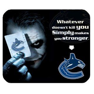 Custom Personalized NHL Vancouver Canucks With Joker Poker Cool Durable Printing Rectangle Mouse Pad Electronics